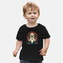 Kame Training Gym-Baby-Basic-Tee-glitchygorilla
