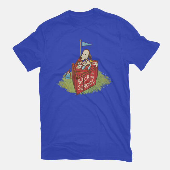 Back To School-Womens-Basic-Tee-rocketman_art