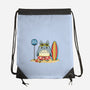 Beach Bus Stop-None-Drawstring-Bag-JamesQJO
