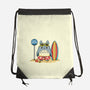 Beach Bus Stop-None-Drawstring-Bag-JamesQJO