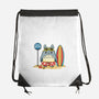 Beach Bus Stop-None-Drawstring-Bag-JamesQJO