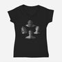 Met The Four-Womens-V-Neck-Tee-nickzzarto