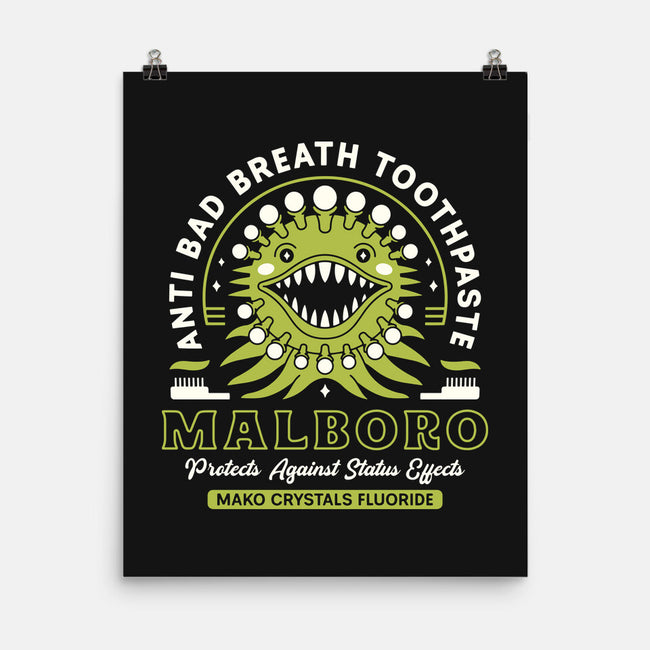 Malboro Toothpaste Emblem-None-Matte-Poster-LAGELANTEE