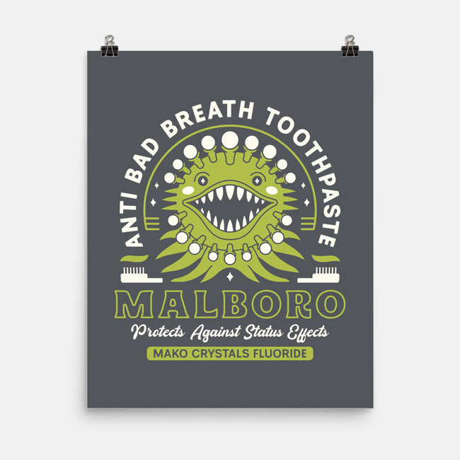 Malboro Toothpaste Emblem-None-Matte-Poster-LAGELANTEE
