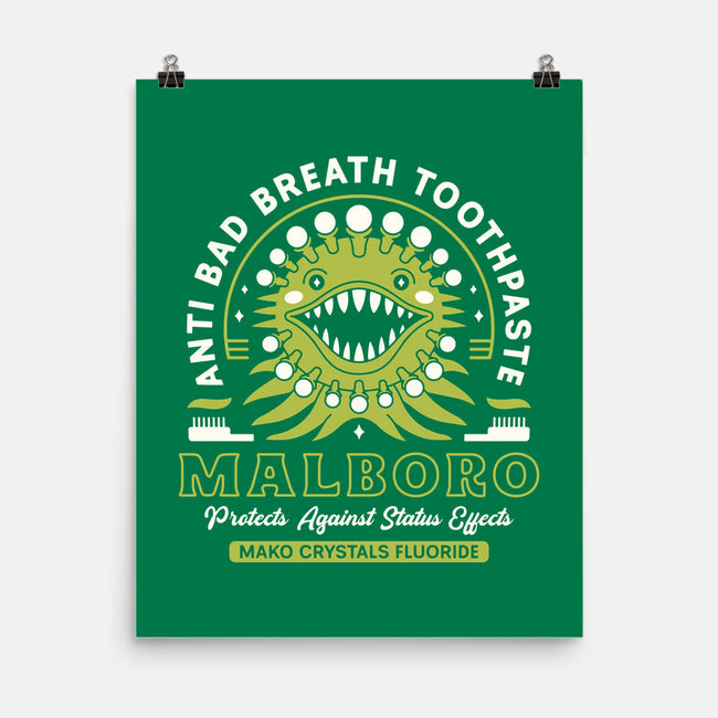 Malboro Toothpaste Emblem-None-Matte-Poster-LAGELANTEE