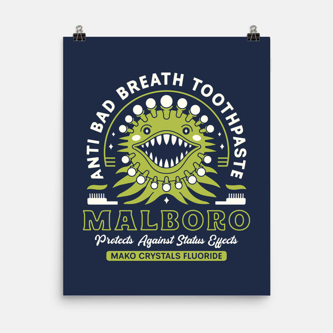 Malboro Toothpaste Emblem-None-Matte-Poster-LAGELANTEE