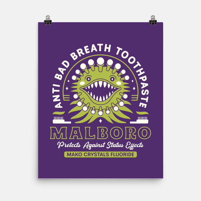 Malboro Toothpaste Emblem-None-Matte-Poster-LAGELANTEE
