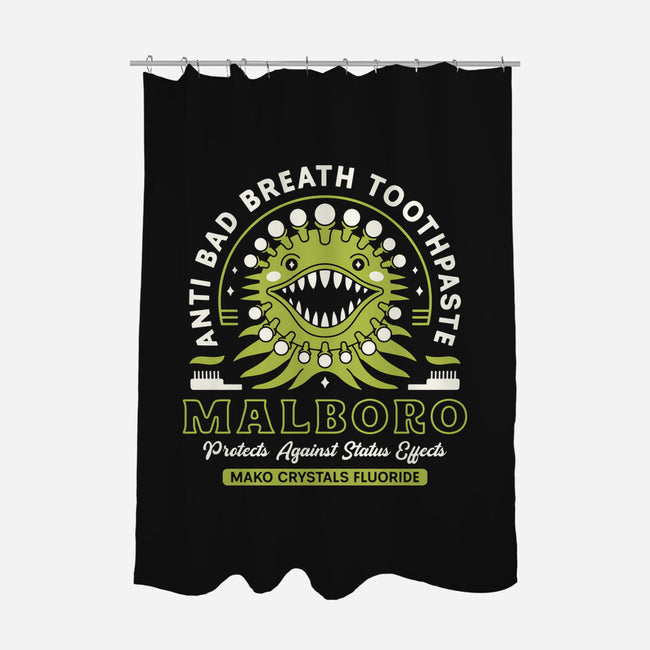 Malboro Toothpaste Emblem-None-Polyester-Shower Curtain-LAGELANTEE