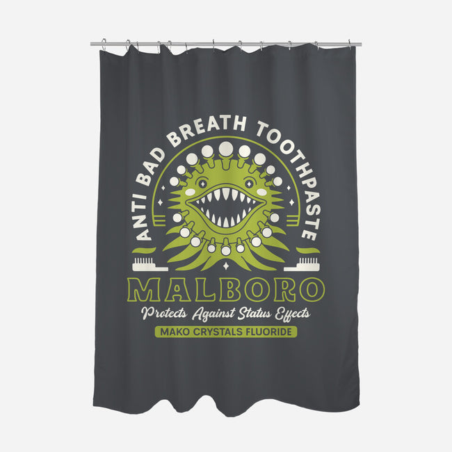 Malboro Toothpaste Emblem-None-Polyester-Shower Curtain-LAGELANTEE