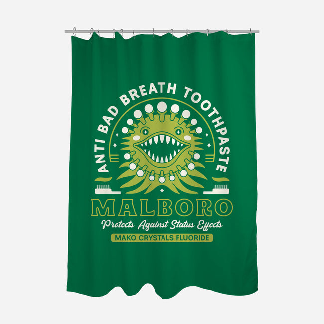 Malboro Toothpaste Emblem-None-Polyester-Shower Curtain-LAGELANTEE