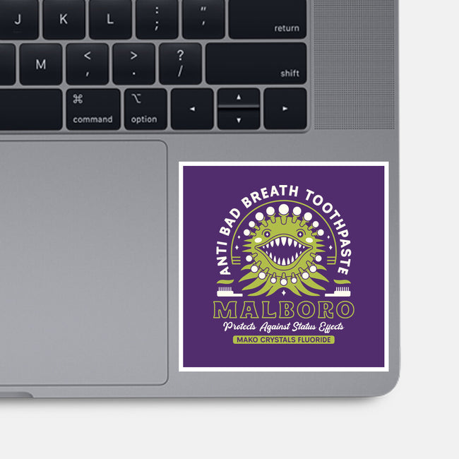 Malboro Toothpaste Emblem-None-Glossy-Sticker-LAGELANTEE