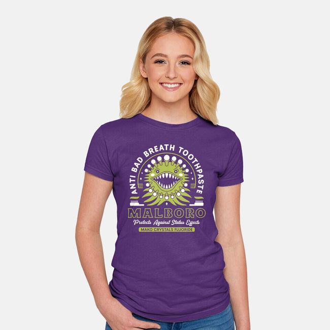 Malboro Toothpaste Emblem-Womens-Fitted-Tee-LAGELANTEE