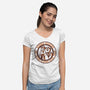Science Academy-Womens-V-Neck-Tee-piercek26