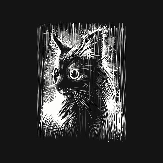 Cat Under The Rain-Mens-Basic-Tee-zascanauta