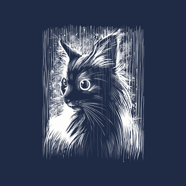 Cat Under The Rain-Mens-Basic-Tee-zascanauta
