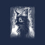 Cat Under The Rain-Mens-Basic-Tee-zascanauta