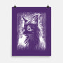 Cat Under The Rain-None-Matte-Poster-zascanauta