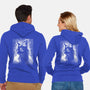 Cat Under The Rain-Unisex-Zip-Up-Sweatshirt-zascanauta