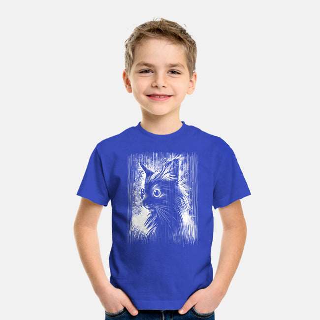 Cat Under The Rain-Youth-Basic-Tee-zascanauta