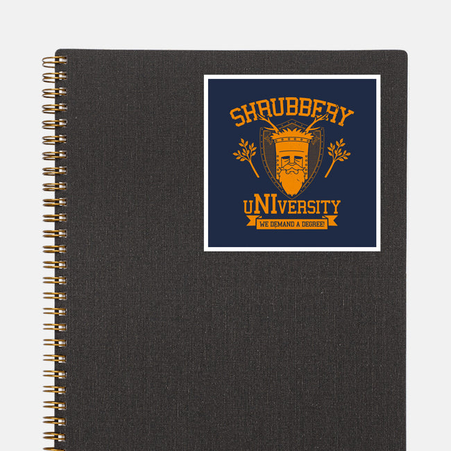 Shrubbery University-None-Glossy-Sticker-Boggs Nicolas