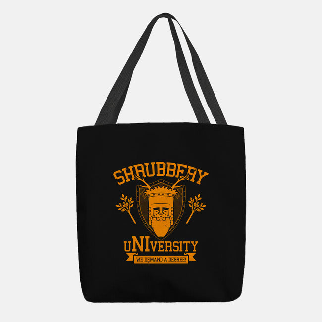 Shrubbery University-None-Basic Tote-Bag-Boggs Nicolas
