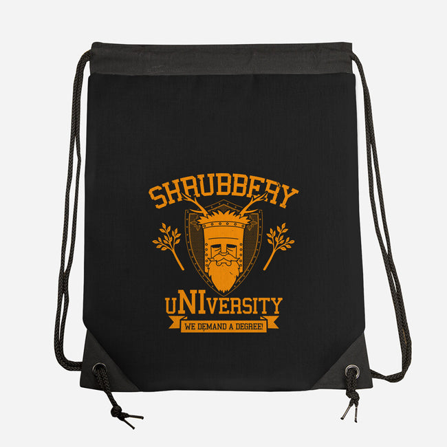 Shrubbery University-None-Drawstring-Bag-Boggs Nicolas