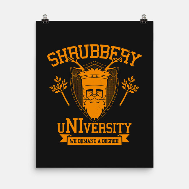 Shrubbery University-None-Matte-Poster-Boggs Nicolas