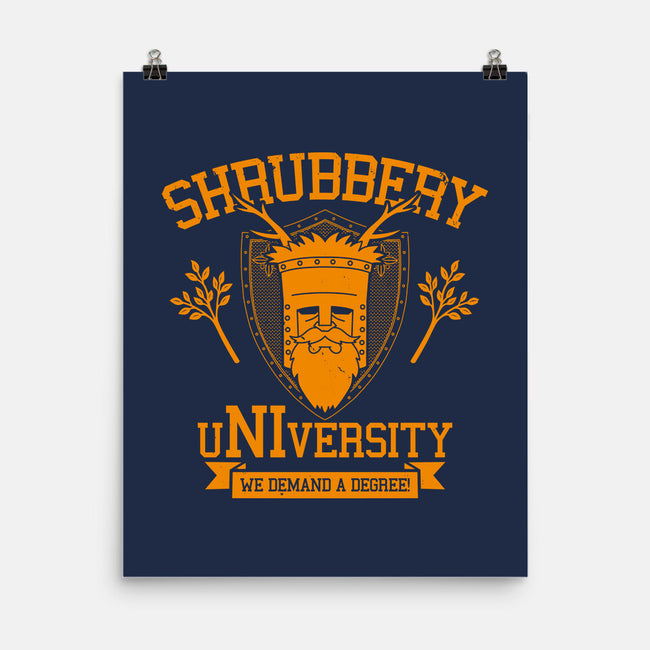 Shrubbery University-None-Matte-Poster-Boggs Nicolas