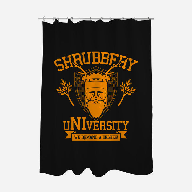 Shrubbery University-None-Polyester-Shower Curtain-Boggs Nicolas