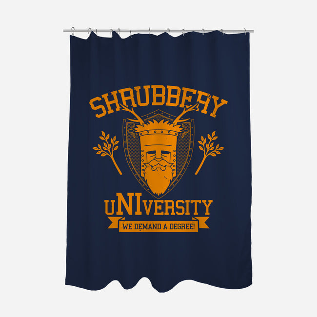 Shrubbery University-None-Polyester-Shower Curtain-Boggs Nicolas