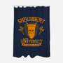 Shrubbery University-None-Polyester-Shower Curtain-Boggs Nicolas