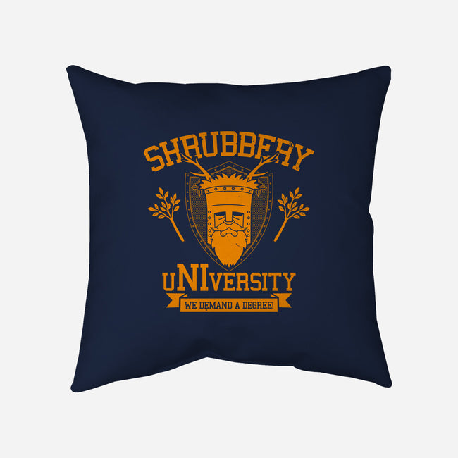 Shrubbery University-None-Removable Cover w Insert-Throw Pillow-Boggs Nicolas