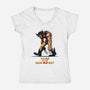 Too Old For The Same Old-Womens-V-Neck-Tee-JCMaziu