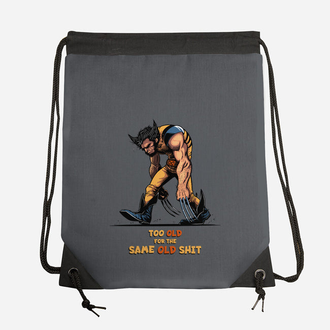Too Old For The Same Old-None-Drawstring-Bag-JCMaziu