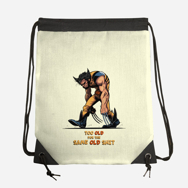 Too Old For The Same Old-None-Drawstring-Bag-JCMaziu