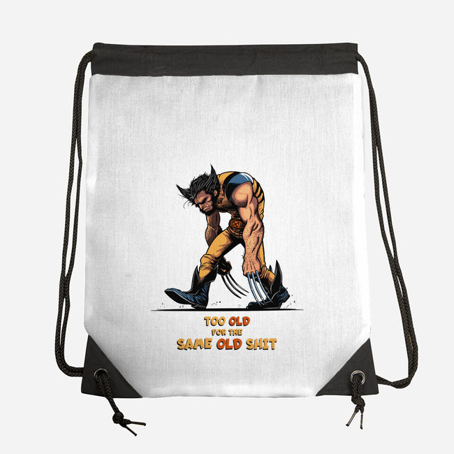 Too Old For The Same Old-None-Drawstring-Bag-JCMaziu