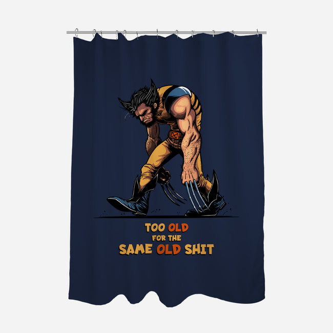 Too Old For The Same Old-None-Polyester-Shower Curtain-JCMaziu