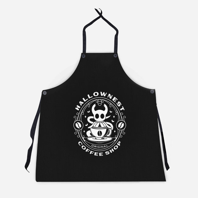 Hallownest Coffee Emblem-Unisex-Kitchen-Apron-LAGELANTEE