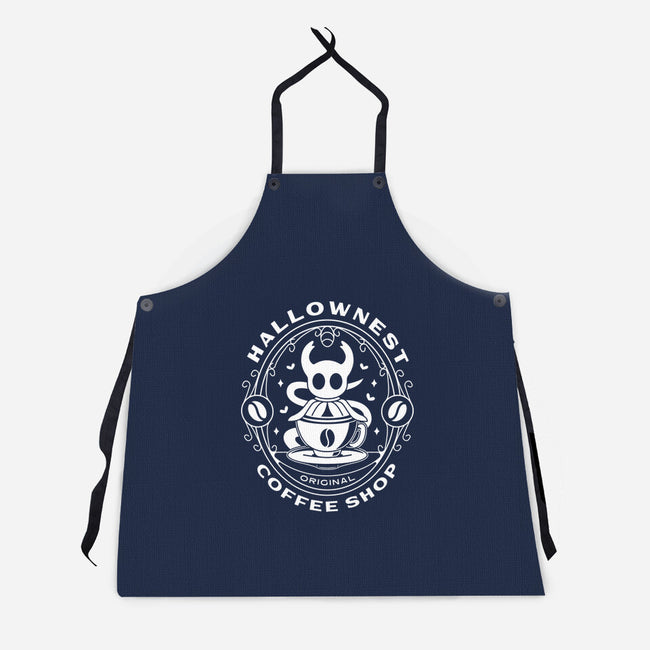 Hallownest Coffee Emblem-Unisex-Kitchen-Apron-LAGELANTEE