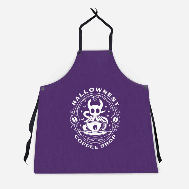 Hallownest Coffee Emblem-Unisex-Kitchen-Apron-LAGELANTEE