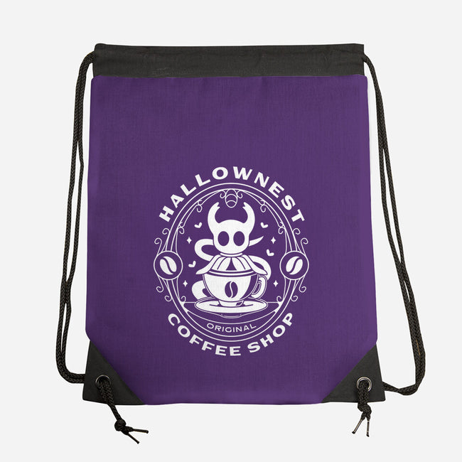 Hallownest Coffee Emblem-None-Drawstring-Bag-LAGELANTEE