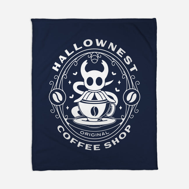 Hallownest Coffee Emblem-None-Fleece-Blanket-LAGELANTEE