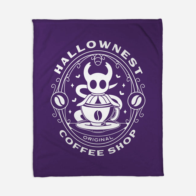 Hallownest Coffee Emblem-None-Fleece-Blanket-LAGELANTEE