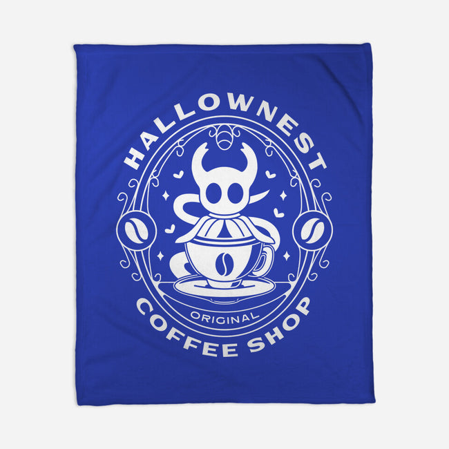 Hallownest Coffee Emblem-None-Fleece-Blanket-LAGELANTEE