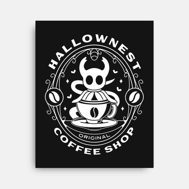 Hallownest Coffee Emblem-None-Stretched-Canvas-LAGELANTEE