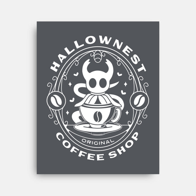 Hallownest Coffee Emblem-None-Stretched-Canvas-LAGELANTEE