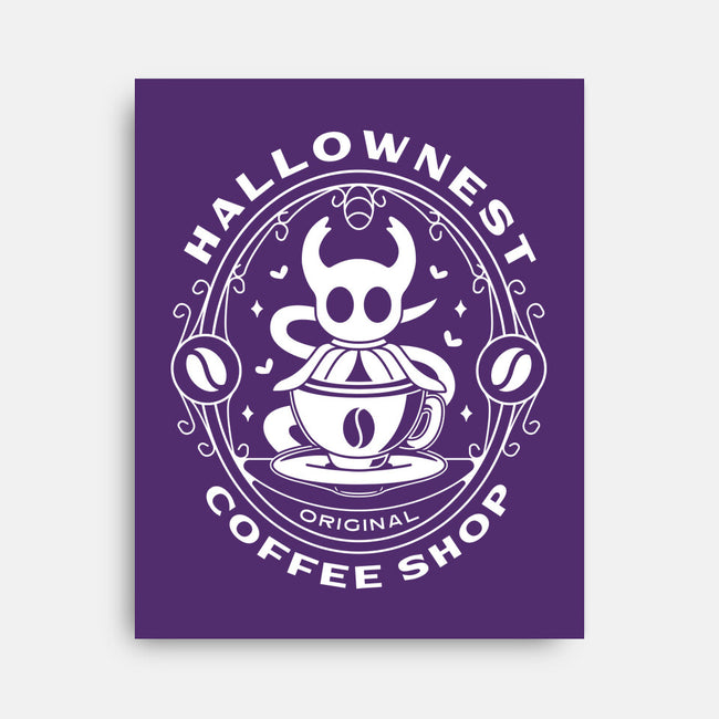 Hallownest Coffee Emblem-None-Stretched-Canvas-LAGELANTEE