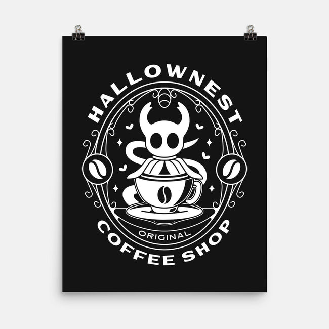 Hallownest Coffee Emblem-None-Matte-Poster-LAGELANTEE