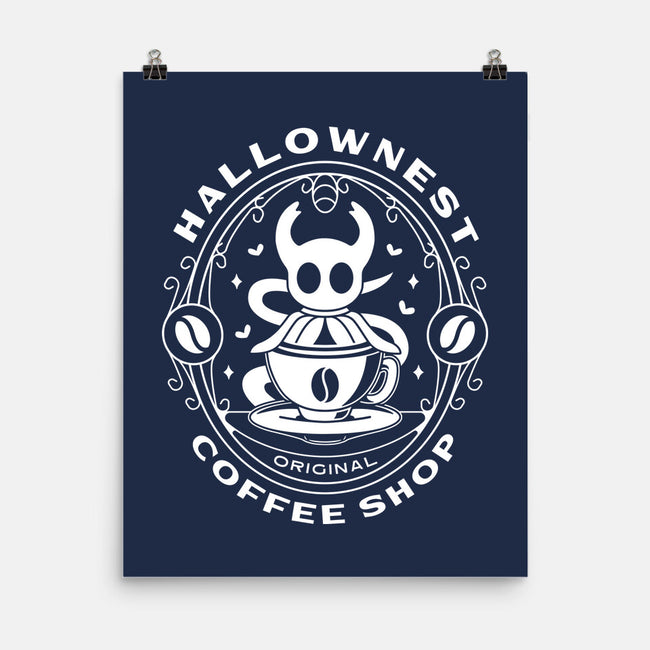 Hallownest Coffee Emblem-None-Matte-Poster-LAGELANTEE