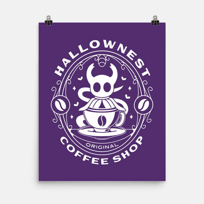 Hallownest Coffee Emblem-None-Matte-Poster-LAGELANTEE